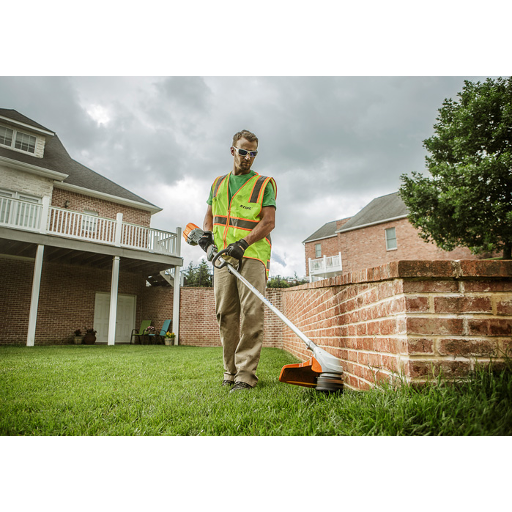 Stihl FSA 90 R Trimmer in action