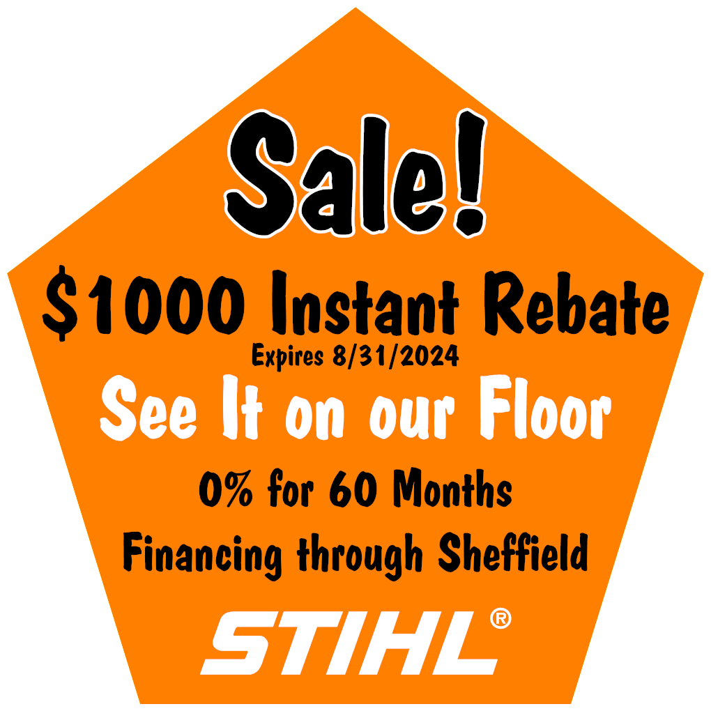 $1000 Instant Rebate 0% for 60 Month Financing Available